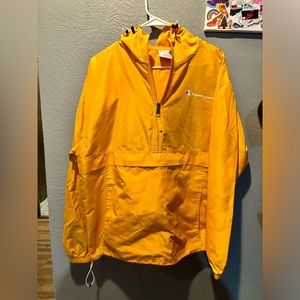 Champion hooded windbreaker size medium